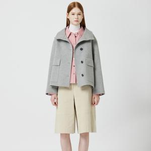 하이넥 핸드메이드 숏 코트 C254MSG501