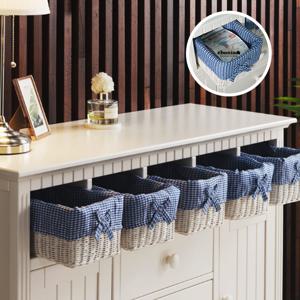 라탄서랍장 벨리아 체스트 54/34 수공예 라탄바구니 티비다이 악세사리 진열 북유럽풍 장식대 (무료배송)