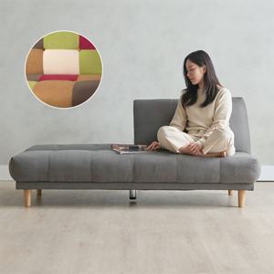 라인 3인용쇼파 등받이 듀얼 쇼파베드 방수패브릭 고급인조가죽 이지클린 (무료배송)