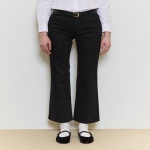 헤지스 여성 [[25SS]] HSPA5BC83BK [데님][플레어핏]블랙 데님 팬츠