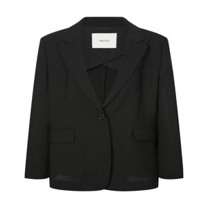 헤지스 여성 [[25SS]] HSJA5B393BK [SET-UP]블랙 폴리혼방 싱글버튼 자켓