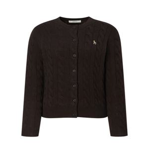 헤지스 여성 HSSW5DC84W2 [인기급상승/스태프리뷰] 캐시미어 블렌디드 케이블 가디건 브라운