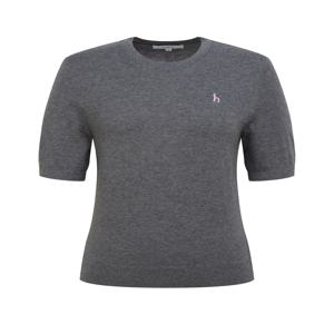 헤지스 여성 [[26SS]] HSSW6BC22CG 클래식 반팔 풀오버 차콜그레이