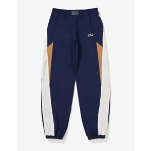 휠라 여성 컬러블럭 우븐 조거팬츠 FS2WPF3151F_NAY