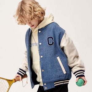 [공동구매][택가 17.9만원]C로고 데님 바시티 점퍼 블루 CK2601JU25BL