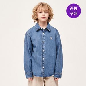 [공동구매][택가 8.9만원]C로고 데님셔츠 블루 CK2601SH21BL
