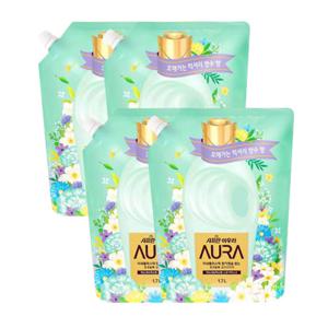 샤프란 아우라 섬유유연제 1.7L x4개