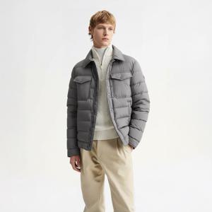 남성 경량 구스다운 패딩 트러커 HZJU5D682G2