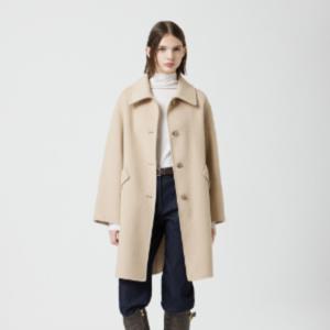 [롯데백화점][씨씨콜렉트]캐시미어 블렌드 싱글 하프 코트 C254MSG356