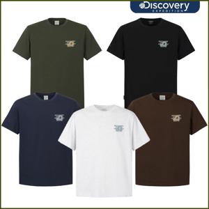 [디스커버리]26SS신상 남여공용 헤비웨이트 스몰레터 반팔티셔츠 DXRS5M063