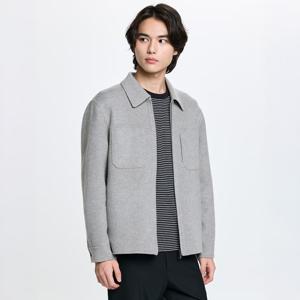 [26SS][2컬러 택1] 남성 솔리드 울혼방 점퍼 HZJU6A106