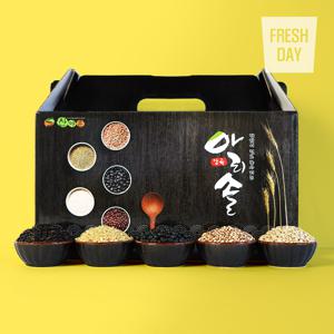 [아리솔] 국내산 고급 잡곡 5종 선물세트 특2호 (500g×5종)