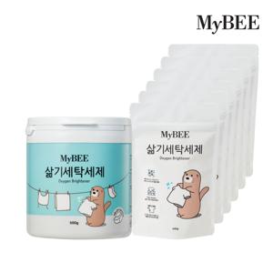 [베페LIVE] 삶기세탁세제 (용기 500g 1개+리필 400g 6팩)