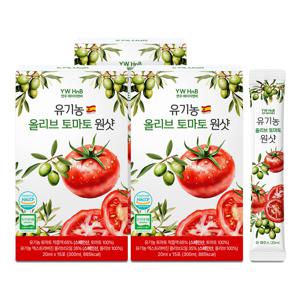 YW HnB 바예호 유기농 올리브 토마토 원샷 올토샷 15포 x 3박스