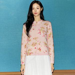 [최초가 89,900원]플뢰르 프린팅 울100 가디건 1종