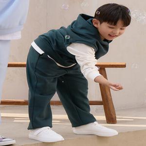 MKG2IP3201 공용 더블니트 후드레이어드 셋업