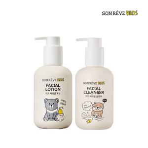 [베페LIVE] 키즈 페이셜 로션(200ml)+키즈 페이셜 클렌저(180ml)