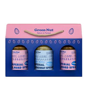 임페리얼 아몬드버터 크런치2+캐슈넛버터 스무스1 3입 선물세트