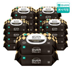 [10+10] 내추럴 순수 플러스 물티슈 100매*20팩 (캡형)