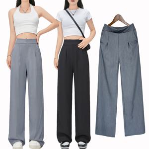 힙제이 와이드슬랙스 포멀 통바지 신상팬츠 여성 와이드핏 정장바지