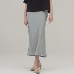 [신비][최초가169,000]클래식 새틴 밴딩 롱스커트_SVSK240302
