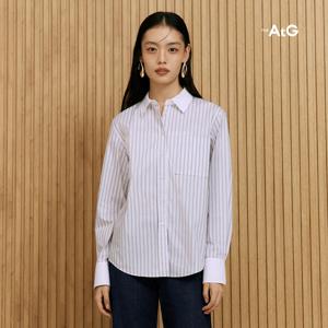 [최초가 59,900원]배색 스트라이프 셔츠