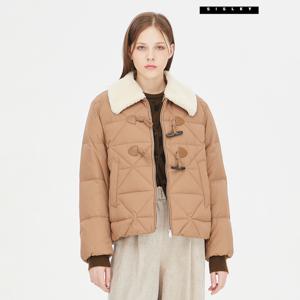 아울렛 퍼 카라 토글 단추 숏 패딩 SAPDC6461_CA