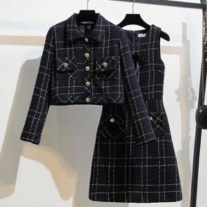 세련무드 하객룩세트 레인원피스세트