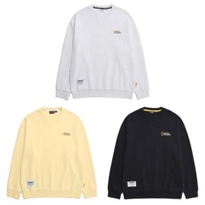 폴하스 빅 로고 세미오버핏 노기모 맨투맨 N233USW020