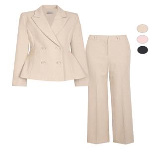 SET 여성 마이 봄가을 정장 자켓+팬츠 세트