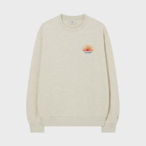 [택가 89,000]선셋 그래픽 맨투맨 Oatmeal CO2501CR07OT