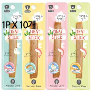 네츄럴코어 미트스틱 강아지간식 애견간식 1P X 10개 애견간식 네츄럴코어간식 사사미간식