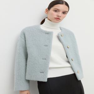 알파카 울 라운드넥 자켓 SWWJKP42050