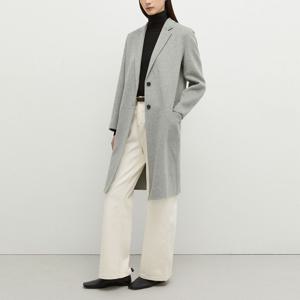 울 체크 싱글 코트 SWHCTP42210