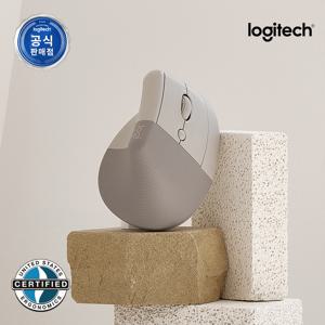 코리아 LIFT 웜그레이 버티컬 인체공학 무선 블루투스 마우스 Warm Gray