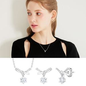 [제이에스티나] HERBOW 목걸이+귀걸이 세트_SET-JJRBNQ4BF281SW420+JJRBEQ4BF281SW000