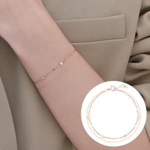 [제이에스티나] MOSAIQUE 14K 팔찌_JJMSBQ5B8268R47S0