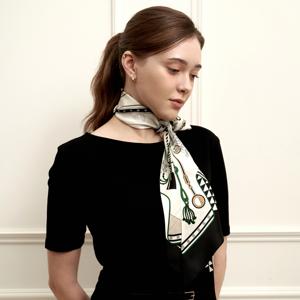 [최초가 69000원] 셀리스 실크 방도 스카프 SE549S305