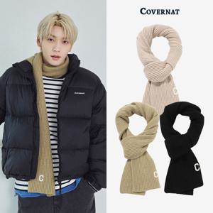 [택가: 59,000원] [수빈 착용] C로고 램스울 머플러 (3Color) CO2504TC09