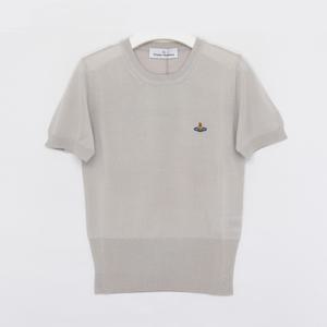 26SS ORB BEA 울 실크 반팔 여성 니트 1803002Q Y001A P403