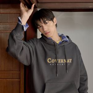 [택가 89,000원]센터 로고 후디 차콜 CO2601HD03CH