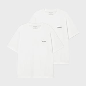 [택가 49,000]쿨 코튼 2-PACK 티셔츠 화이트 CO2602STE1WH