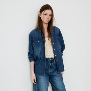 [택가 109,000]우먼 데님 셔츠 블루 CO2601SH70BL