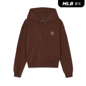 [공식] 여성 베이직 원형로고 크롭 후드티 NY (D.Brown)