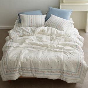 마리안 60수 고밀도 워싱면 차렵이불 풀세트(이불+패드+베개커버)