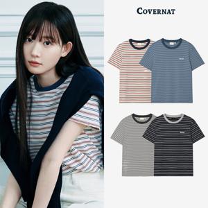 [택가 59,000원] 우먼 스트라이프 티셔츠 (4 color) CO2602ST80