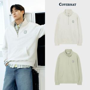 [택가 85,000원] C 로고 하프 집업 맨투맨 (2 color) CO2501CR33