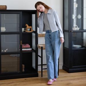 [정가199,000]옆 절개 일자핏 데님 팬츠 OJ5XL1540