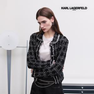 25FW 에끌라 니팅 트위드 자켓