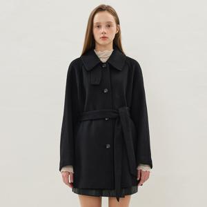 [정가399,000]하프기장 벨티드 울 코트 OH5XH0960